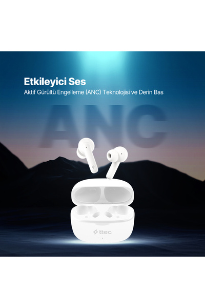 Ttec AirBeat Pro ANC Gerçek Kablosuz TWS Bluetooth Kulaklık 2KM154