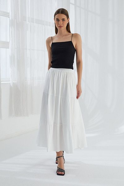 MissPul Women's Ruffle Long Skirt