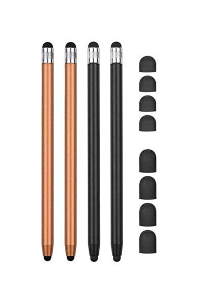 HALAMODO 4 قطع من أقلام اللمس العالمية لجميع الأجهزة اللوحية مع 8 رؤوس مطاطية...