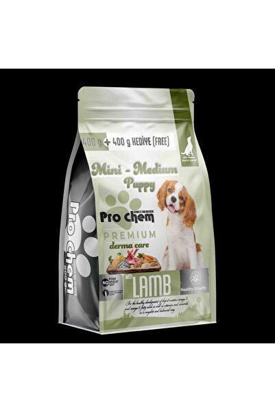 Pro Chem Mini- Medium Puppy Kuzu Etli Köpek Maması (400GR+ 400GR