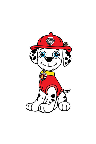 INOVATIX Set de 8 piese, autocolant Marshall Ppaw Patrol Zambaret, INOVATIX®. 6 cm