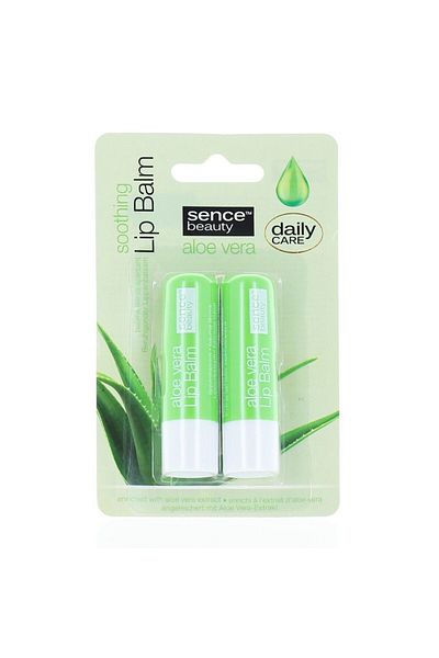 SENCE Beauty, Balsam de buze 2x4.3 g Aloe Vera