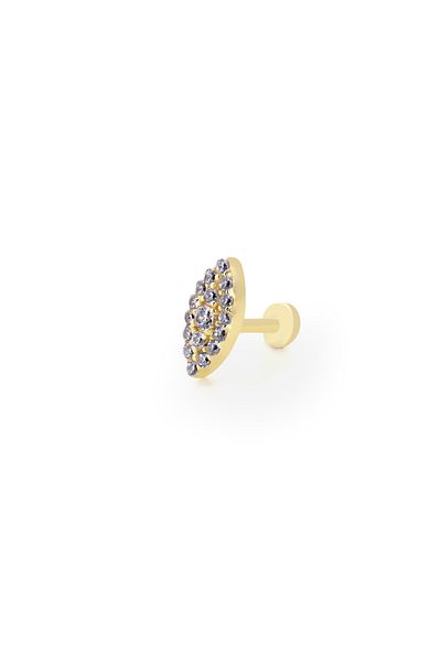 Fay Yamaner 14 Carat Gold Stone Drop Piercing