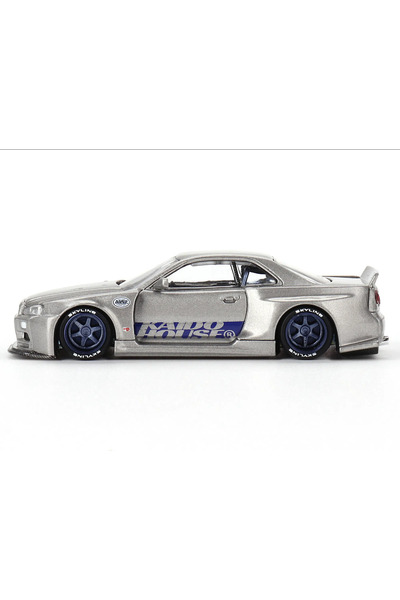 mini gt x Kaido House Nissan Skyline GT-R (R34) 1/64 Ölçek Diecast Model