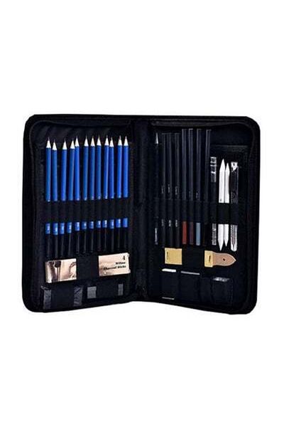 HALAMODO 40-Piece Professional Sketching Drawing Pencil Kit Multicolour