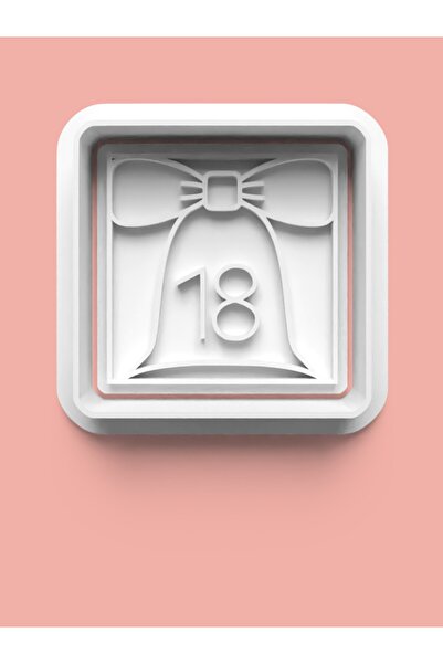 AKTASTORE قالب كوكيز على شكل رقم 18 وقالب عجينة السكر - عشرة وثمانية أرقام