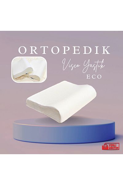 by ballı biocotton Biocotton Luks Visco Foam Orthopedic Pillow with Neck Support