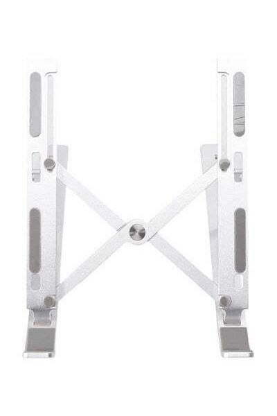 HALAMODO Aluminium Foldable Stand Notebook Support Laptop Base Macbook Pro Holder Adjustable Bracket Silver