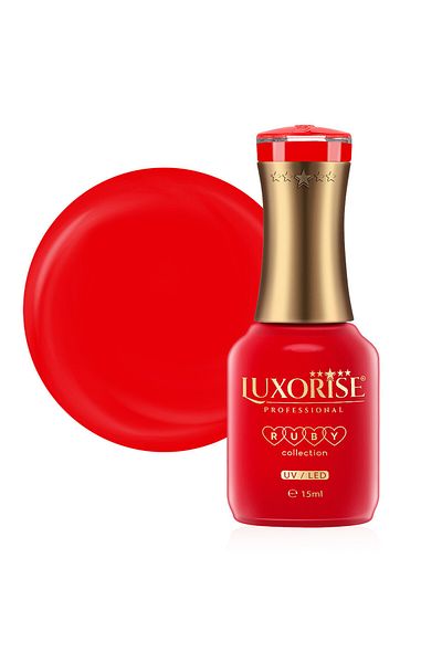 LUXORISE Oja semipermanentă Ruby Collection LUXORISE, Love Ferrari 15ml