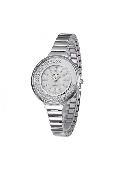 QUARTZ E-LY - Ceas de damă la modă, brățară metalică, CS604