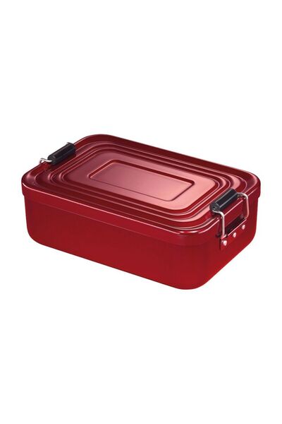 Kuchenprofi صندوق غداء من الألومنيوم مقاس 18 × 12 × 5,5 سم لتخزين الطعام