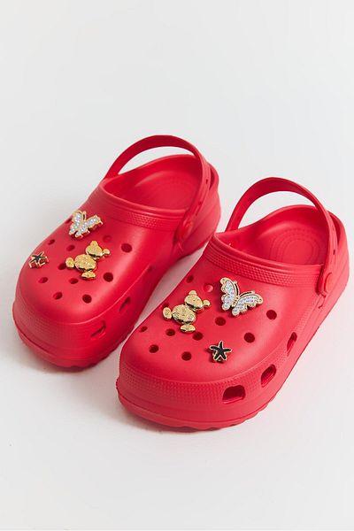 Raneel Kazançlı Alışveriş High Sole Women's Slippers with Accessories Red