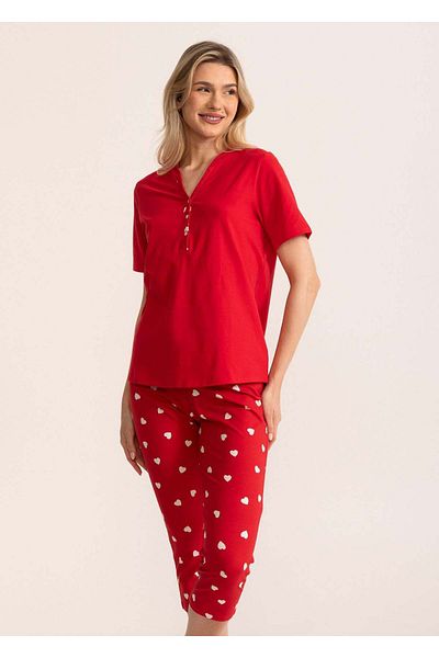 Soft&Seven by SOFIAMAN Women's Elsa Cotton Pajamas