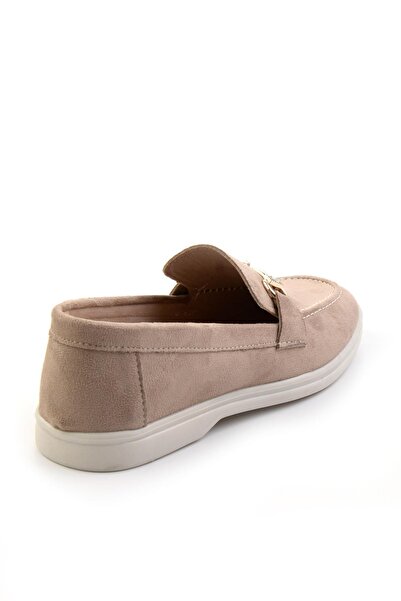 Bambi Bej Kadın Loafer Ayakkabı K01140004572