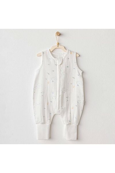 ALFA AKSESUAR 03 Andywawa Ac25610 Ocean Is My Happy Place Muslin Jumpsuit White
