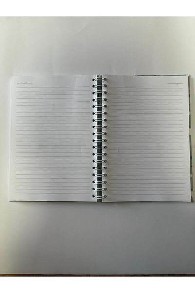 Adalinhome دفتر ملاحظات مدرسي مخطط بغطاء صلب من Atakids Lizy Spralli (17×24 سم، 120 ورقة)