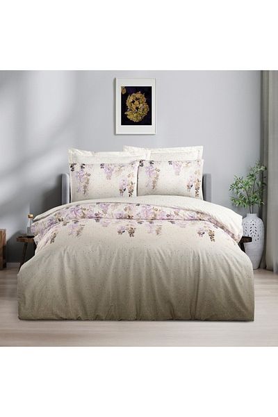 Altınbaşak Creaforce Clara Pebble Double Duvet Cover Set