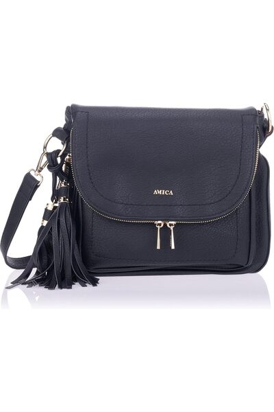 AMICA حقيبة يد نسائية من الجلد النباتي من كارينا
