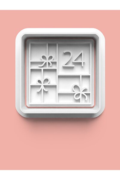 AKTASTORE قالب كوكيز على شكل رقم 24 وقالب عجينة السكر - أرقام عشرون ورباعي