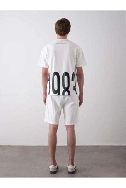 Zekids Boy's 1983 Written Cotton Oversize T-Shirt Shorts Set