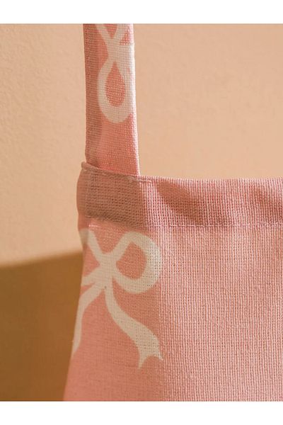 LC Waikiki Lcw Home Pink Bow Printed Women's Kitchen Apron