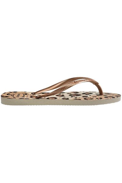 Havaianas Slim Animals Women's Slippers - Leopard