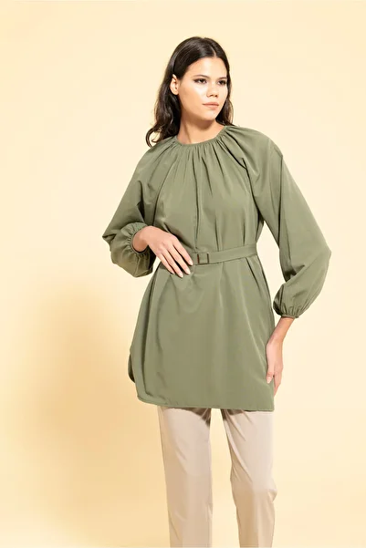 MİRAŞE MODA Tunic Belted Loose Cut (90 cm)