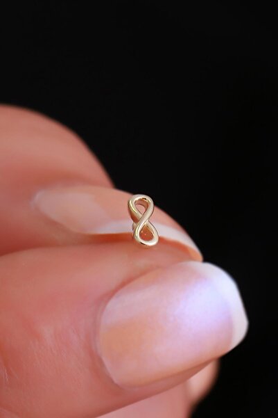 Bayar Gold 14 Ayar Altın Sonsuzluk Figürlü Tragus Piercing