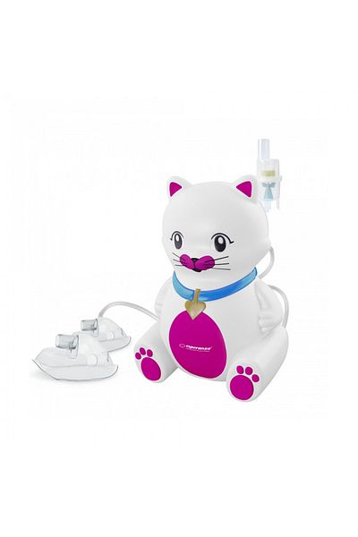 ESPERANZA Esperanza Kitty ECN003 Inhaler, With Compressor, Kitten Shape, White / Pink