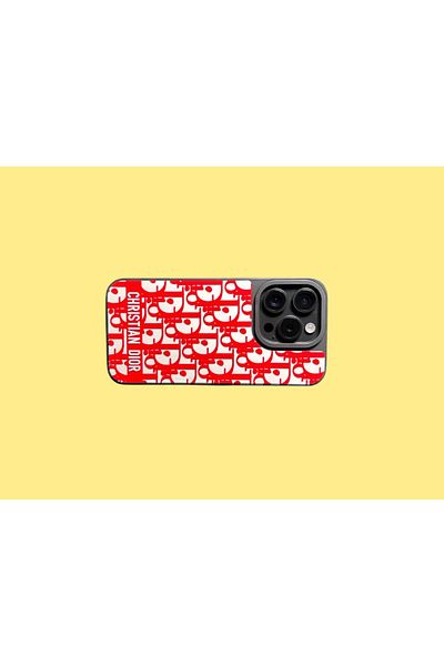 Christian Dior Christian Dior iPhone 14 PRO Phone Case - Red