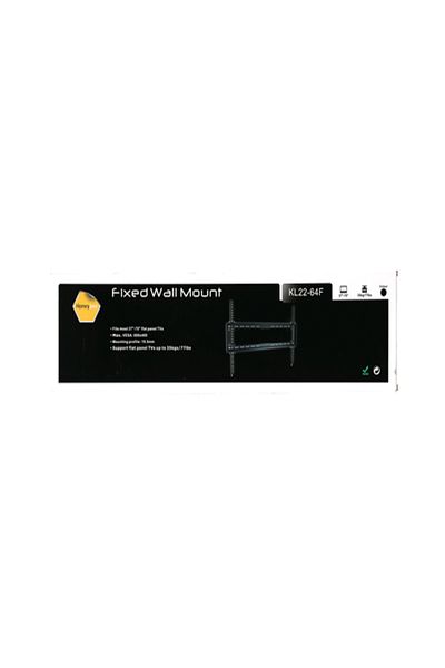HONEYBEE Steel Flat Panel Vesa and Universal Fixed Wall Mount TV Bracket