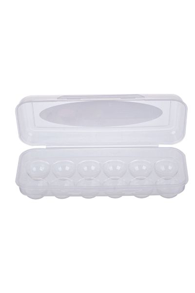 Parfait BPA-Free Freezer Safe Rectangular Egg Container white