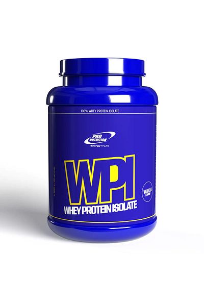 Pro Nutrition Whey Protein, WPI Protein Isolate, Vanilla, 2000g
