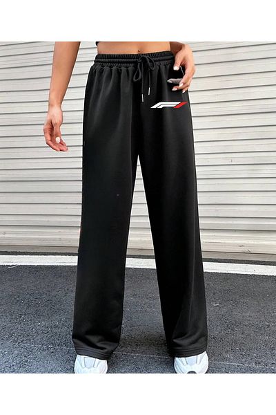 Touz Moda Street Style F1 εμπριμέ Unisex φαρδιά φόρμα