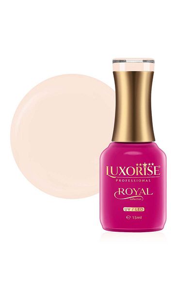 LUXORISE Oja semipermanentă Royal Collection LUXORISE, Royal Ivory 15ml