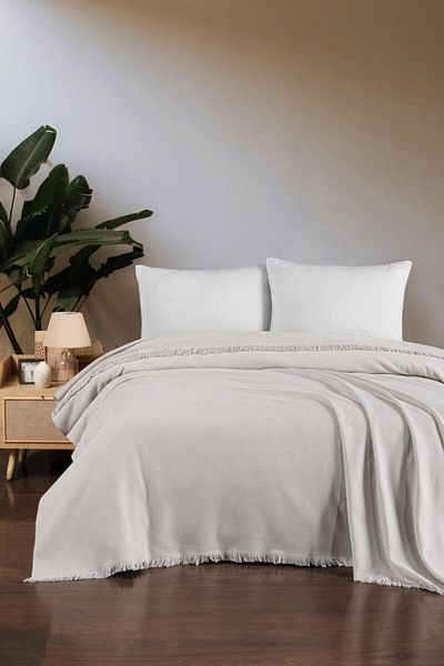 Stylish Home BLANKET FOR 1 PERSON - CREAM