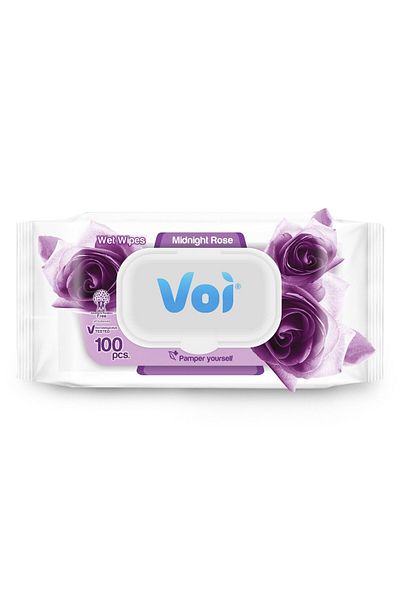 VOI Wet Wipes Midnight Rose 100pcs