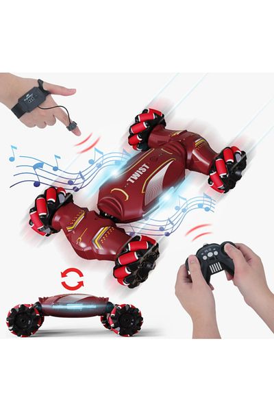 OEM RC car with gesture control and remote control, 360°, omni wheels, sounds and lights included