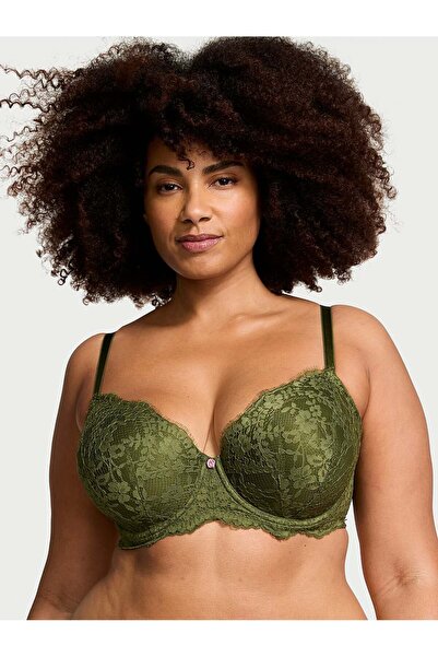 Victoria's Secret Dantelli Hafif Dolgu Destekli Klasik Toparlayıcılı Demi Sütyen