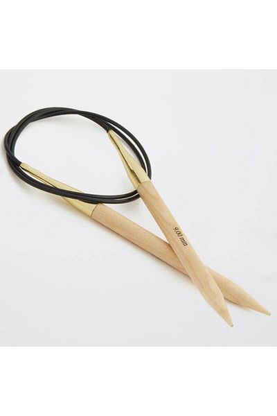 BALIM ÖRGÜ EVİ KnitPro Basix Ξύλινο 12,00 mm 100 cm Ξύλινο Μικρό Σουβλάκι (35348)