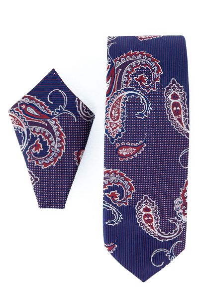 Oppland Men's Tie Classic Handkerchief Stylish Stain Resistant Noble Patterned Slim Matching Wide Design