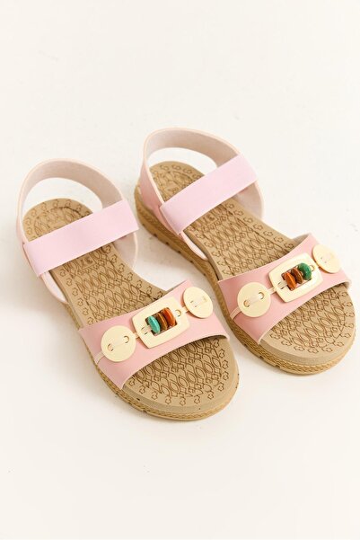 Raneel Kazançlı Alışveriş Single Strap Accessory Sandals Pink