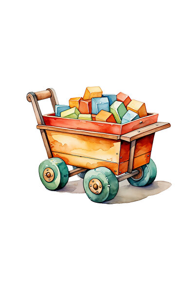 INOVATIX Set de 8 piese, autocolant roabă jucărie, INOVATIX®. 6 cm