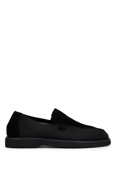Tamer Tanca Men's Genuine Leather Black Casual Shoes