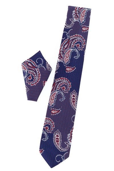Oppland Men's Tie Classic Handkerchief Stylish Stain Resistant Noble Patterned Slim Matching Wide Design