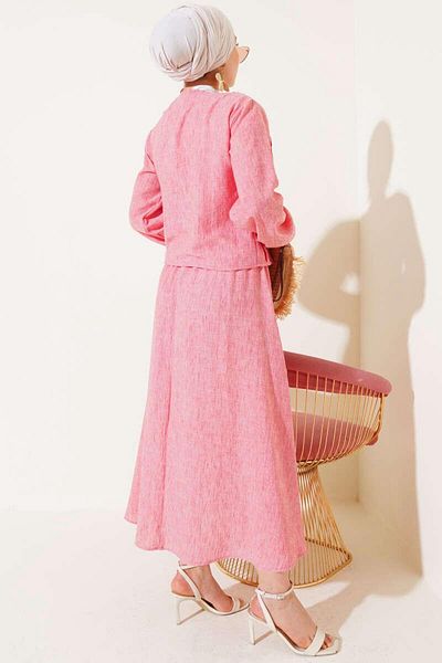modasindoma Women's Brit Button Double Suit