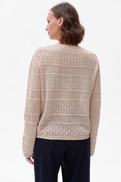 Blue Shadow Ladies' Begonia Cardigan Light Beige