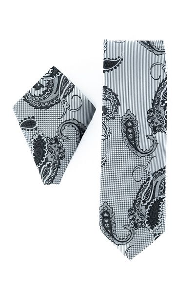 Oppland Men's Tie Classic Handkerchief Stylish Stain Resistant Noble Patterned Slim Matching Wide Design