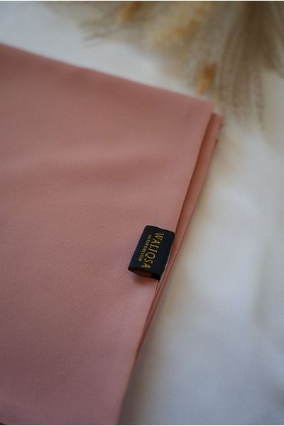 waliqsa Hijab | Peach Powder