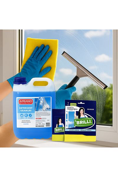 Misavan “Crystal Clear” – Curățare Profesională pentru Geamuri și Oglinzi